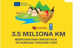 3,5 miliona KM bespovratnih sredstava za razvoj ruralnog turizma