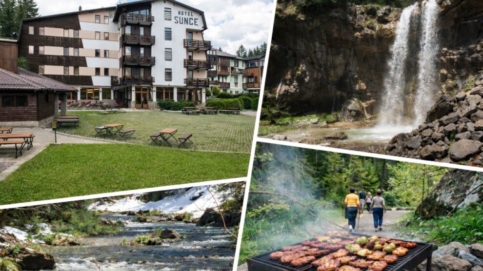 Prvomajski odmor na Vlašiću: Hotel SUNCE nudi noćenje za dvoje, izlet do vodopada Ugrić i roštilj u prirodi